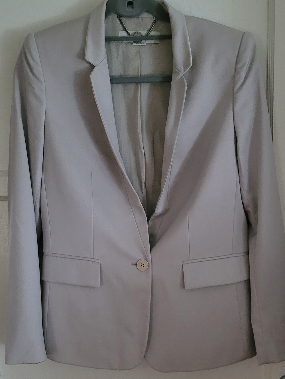 Stella McCartney Single-Breasted Tailored Blazer, Sz 40, Pure Wool,RTW Fall 2015